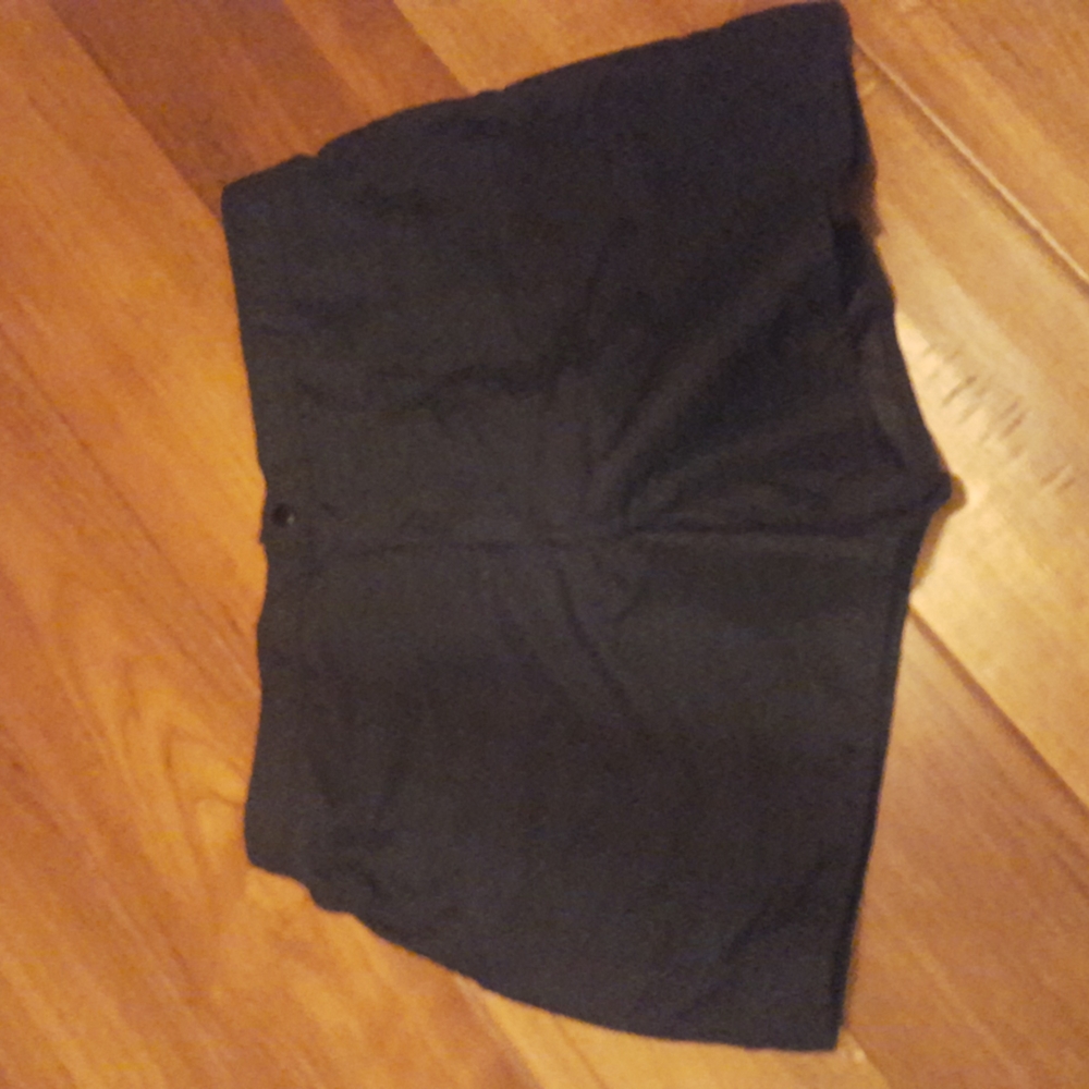 Merona black swim shorts, medium